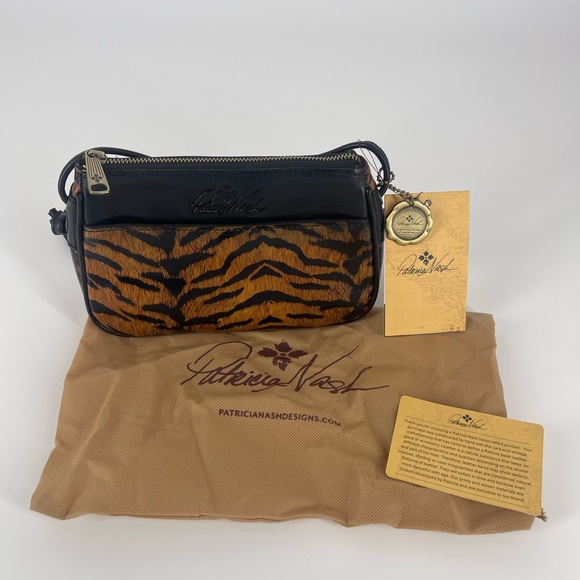 Patricia Nash Tiger Collection Crossbody NWT (PA3#5) - Picture 1 of 13
